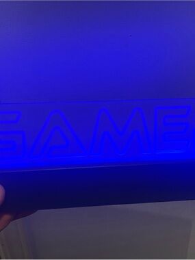 Blue LED GAME Accent Light Panel - Home Games